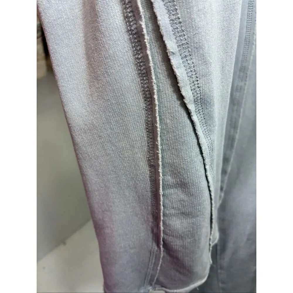 Out From Under Urban Outfitters Fold Flare Pant in Light Gray Bluish Size L
